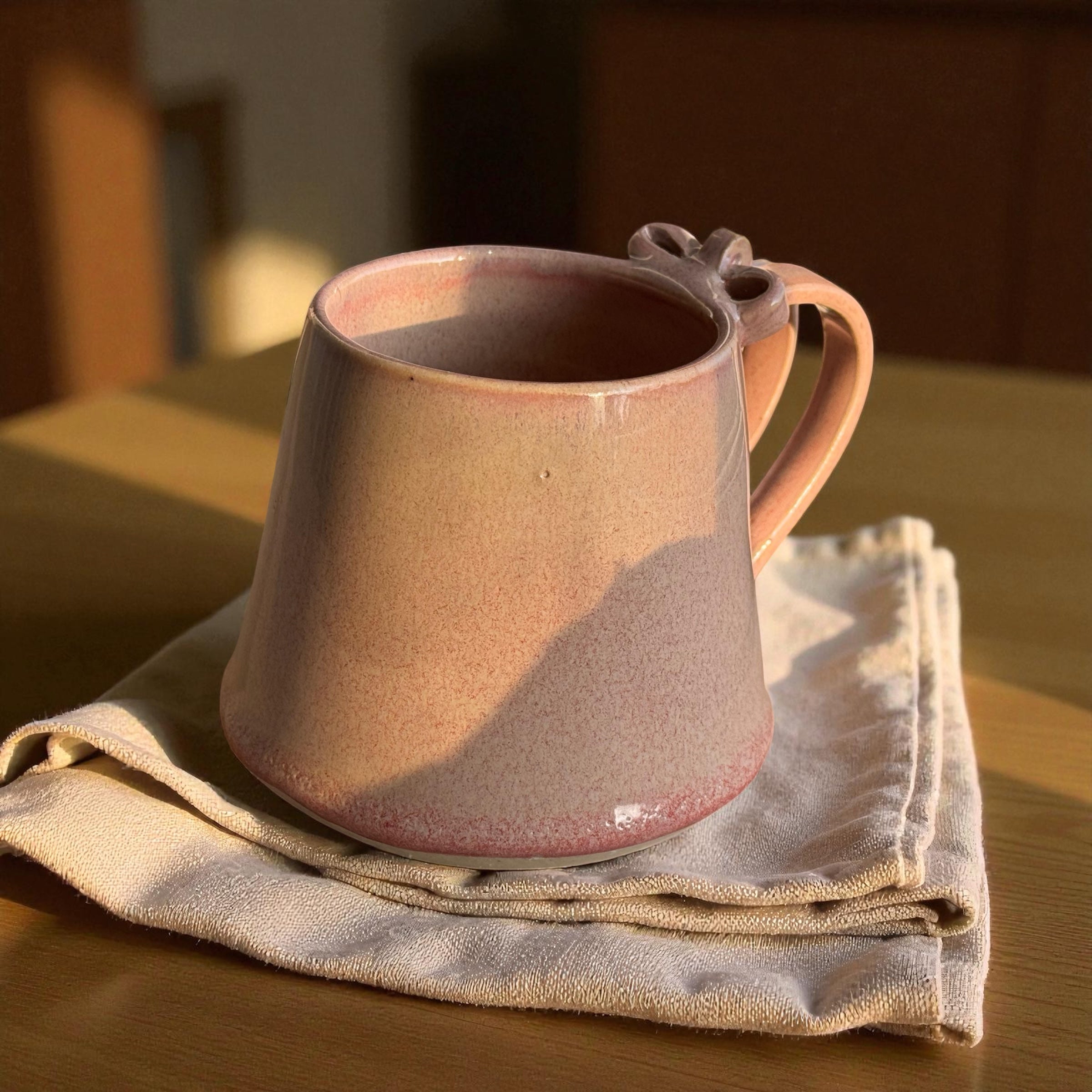 Blush Bow Morning Mug